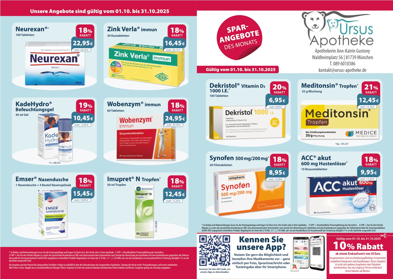 Angebote Oktober 2025